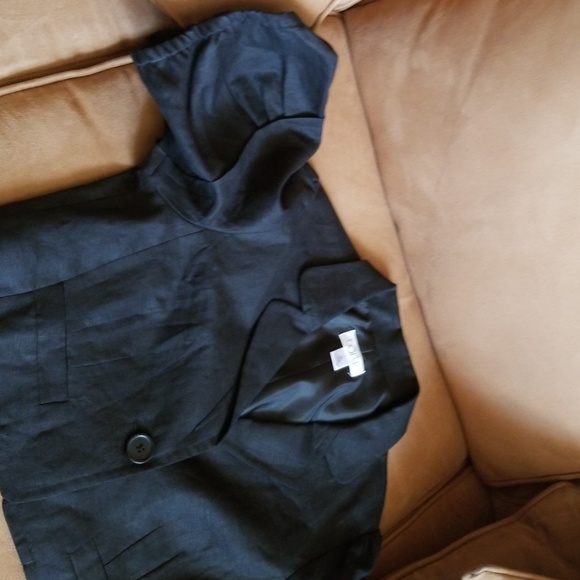 Loft linnen short Jacket sz M - Picture 7 of 8